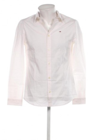 Ανδρικό πουκάμισο Tommy Jeans, Μέγεθος M, Χρώμα Λευκό, Τιμή 36,08 €