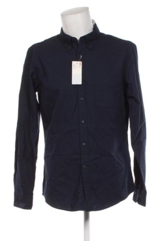 Ανδρικό πουκάμισο Uniqlo, Μέγεθος L, Χρώμα Μπλέ, Τιμή 10,52 €
