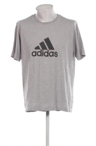 Herren T-Shirt Adidas, Größe XXL, Farbe Grau, Preis € 17,85