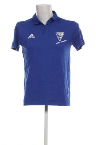 Męski T-shirt Adidas, Rozmiar L, Kolor Niebieski, Cena 77,72 zł