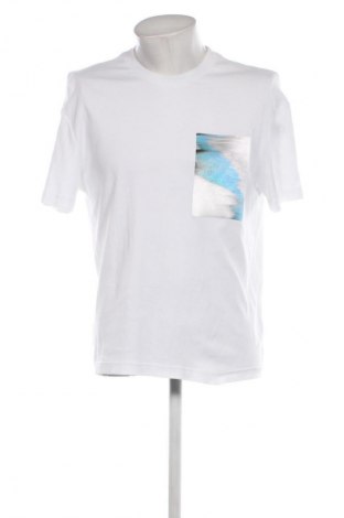 Męski T-shirt Calvin Klein, Rozmiar M, Kolor Biały, Cena 119,99 zł