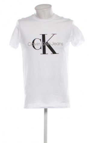 Herren T-Shirt Calvin Klein Jeans, Größe L, Farbe Weiß, Preis € 28,99