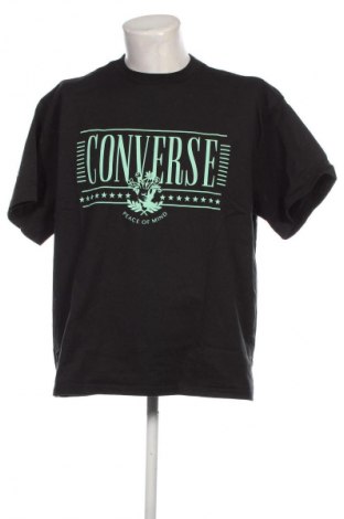 Herren T-Shirt Converse, Größe M, Farbe Schwarz, Preis 28,87 €