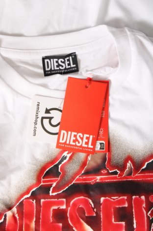 Ανδρικό t-shirt Diesel, Μέγεθος XL, Χρώμα Λευκό, Τιμή 59,49 €