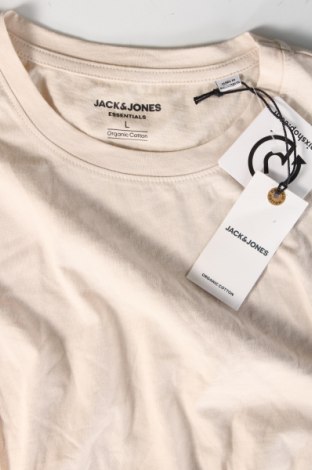 Мъжка тениска Jack & Jones, Размер L, Цвят Бежов, Цена 21,49 лв.