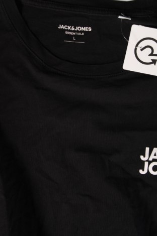 Мъжка тениска Jack & Jones, Размер L, Цвят Черен, Цена 17,60 лв.