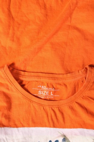 Herren T-Shirt Jean Pascale, Größe L, Farbe Orange, Preis € 9,05