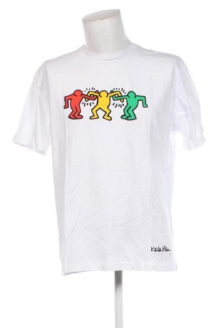 Herren T-Shirt Keith Haring, Größe XL, Farbe Weiß, Preis € 11,19