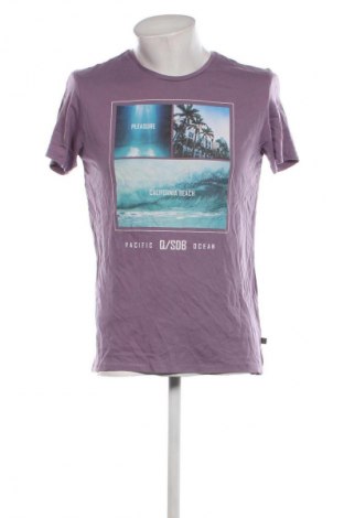 Herren T-Shirt Q/S by S.Oliver, Größe L, Farbe Lila, Preis 9,25 €