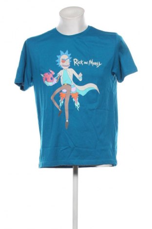 Męski T-shirt Rick and Morty, Rozmiar L, Kolor Niebieski, Cena 42,99 zł