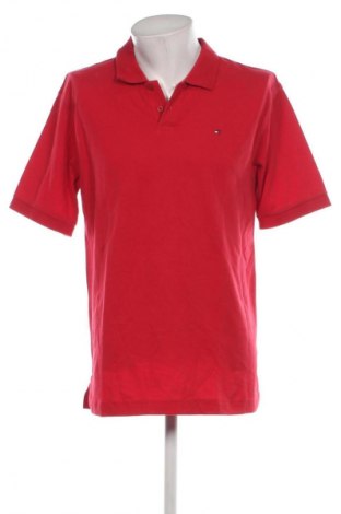 Мъжка тениска Tommy Hilfiger, Размер L, Цвят Червен, Цена 32,30 лв.