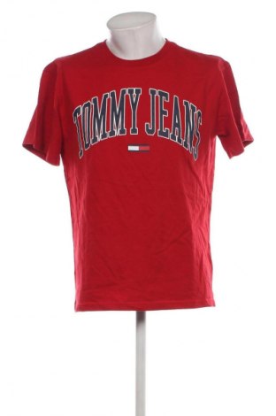 Herren T-Shirt Tommy Jeans, Größe XL, Farbe Rot, Preis 23,66 €