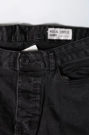 Blugi de bărbați Denim Co., Mărime M, Culoare Negru, Preț 37,49 Lei