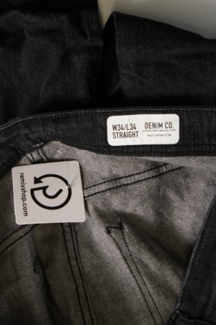 Blugi de bărbați Denim&Co., Mărime M, Culoare Gri, Preț 95,39 Lei