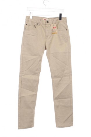 Męskie jeansy Levi's, Rozmiar S, Kolor Beżowy, Cena 82,99 zł