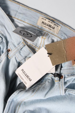 Blugi de bărbați Pull&Bear, Mărime S, Culoare Albastru, Preț 76,99 Lei