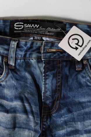 Ανδρικό τζίν Savvy, Μέγεθος S, Χρώμα Μπλέ, Τιμή 5,99 €