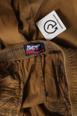 Ανδρικό κοντό παντελόνι Superdry, Μέγεθος XXL, Χρώμα Καφέ, Τιμή 10,99 €