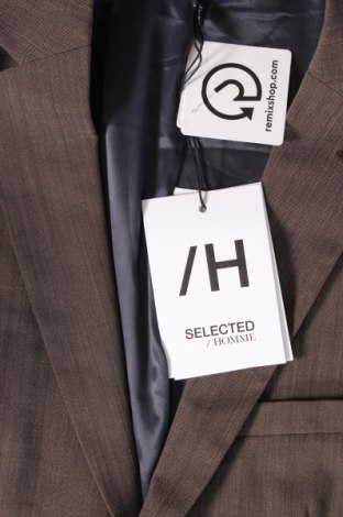 Ανδρικό κοστούμι Selected Homme, Μέγεθος M, Χρώμα Καφέ, Τιμή 48,49 €