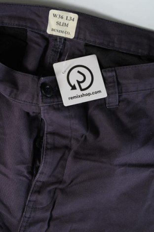 Pantaloni de bărbați Denim Co., Mărime L, Culoare Albastru, Preț 26,99 Lei