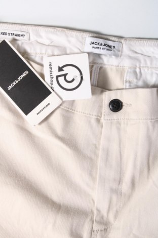 Herrenhose Jack & Jones, Größe L, Farbe Ecru, Preis € 12,49