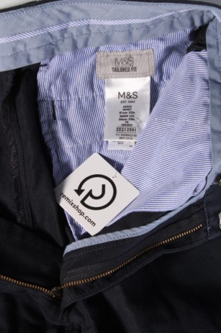 Pantaloni de bărbați Marks & Spencer, Mărime M, Culoare Albastru, Preț 30,99 Lei