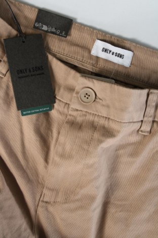 Herrenhose Only & Sons, Größe M, Farbe Beige, Preis 12,99 €