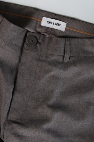 Pantaloni de bărbați Only & Sons, Mărime L, Culoare Gri, Preț 78,99 Lei