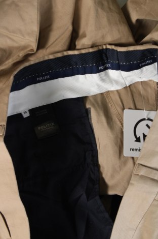 Herrenhose Politix, Größe M, Farbe Beige, Preis 5,49 €