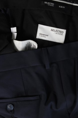 Pantaloni de bărbați Selected Homme, Mărime XXL, Culoare Albastru, Preț 106,99 Lei