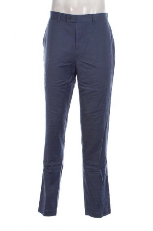 Pantaloni de bărbați Tailored, Mărime L, Culoare Albastru, Preț 103,95 Lei