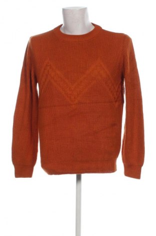 Herrenpullover, Größe M, Farbe Orange, Preis 5,49 €