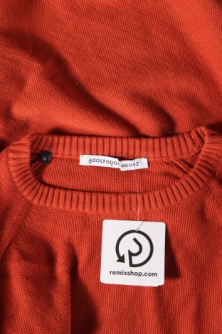 Herrenpullover Adolfo Dominguez, Größe M, Farbe Orange, Preis 19,99 €