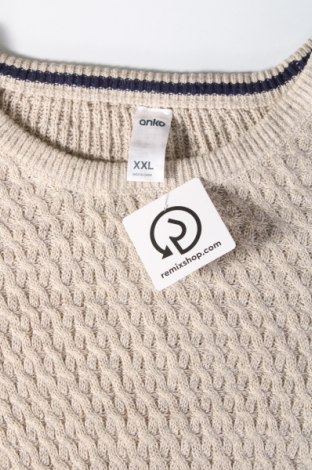 Herrenpullover Anko, Größe XXL, Farbe Beige, Preis € 5,49