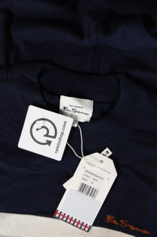 Herrenpullover Ben Sherman, Größe S, Farbe Blau, Preis 34,49 €