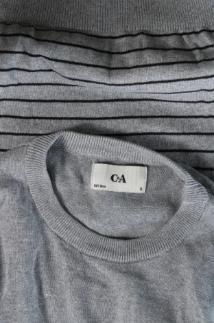 Herrenpullover C&A, Größe S, Farbe Grau, Preis € 7,49