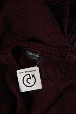 Herrenpullover CedarWood State, Größe L, Farbe Rot, Preis 9,49 €