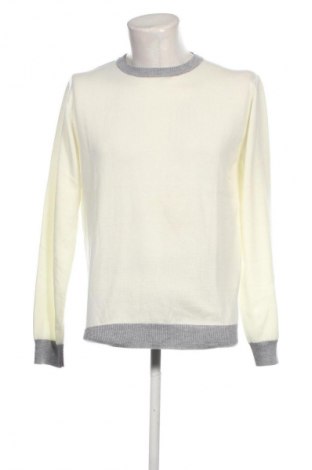 Мъжки пуловер Dan Fox X About You, Размер M, Цвят Бял, Цена 46,20 лв.