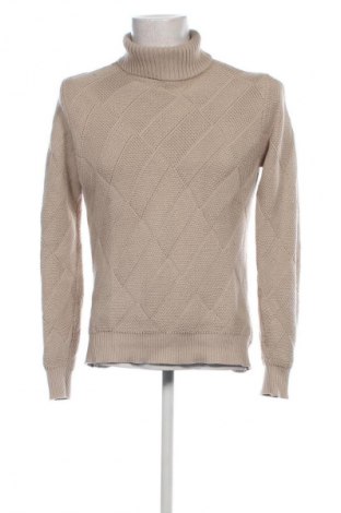 Мъжки пуловер Dan Fox X About You, Размер L, Цвят Бежов, Цена 46,20 лв.