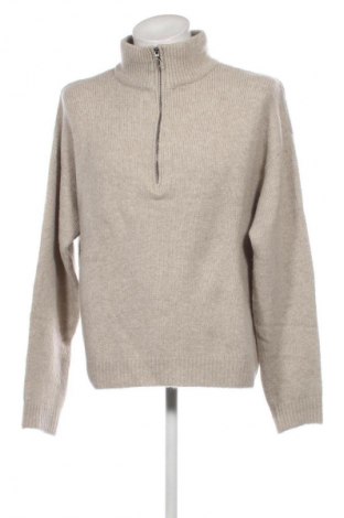 Herrenpullover Dan Fox X About You, Größe M, Farbe Beige, Preis € 13,99