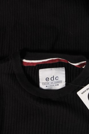 Ανδρικό πουλόβερ Edc By Esprit, Μέγεθος XXL, Χρώμα Μαύρο, Τιμή 9,99 €