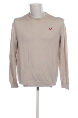 Herrenpullover Fred Perry, Größe XL, Farbe Beige, Preis € 40,98