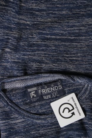 Herrenpullover Friends, Größe XXL, Farbe Blau, Preis € 8,49