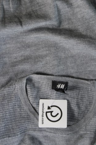 Мъжки пуловер H&M, Размер M, Цвят Сив, Цена 10,49 лв.