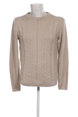 Мъжки пуловер Jean Pascale, Размер M, Цвят Бежов, Цена 17,40 лв.