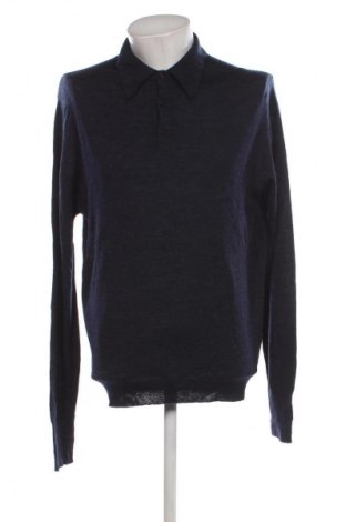 Herrenpullover John Smedley, Größe L, Farbe Blau, Preis 28,49 €