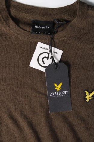 Ανδρικό πουλόβερ Lyle & Scott, Μέγεθος L, Χρώμα Πράσινο, Τιμή 32,99 €