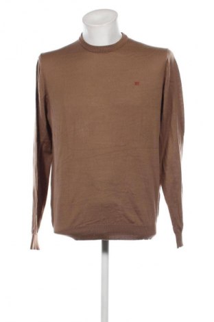 Herrenpullover Pedro Del Hierro, Größe M, Farbe Braun, Preis 15,49 €