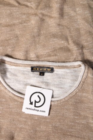 Męski sweter Review, Rozmiar M, Kolor Beżowy, Cena 38,99 zł