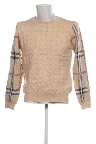 Herrenpullover SHEIN, Größe M, Farbe Beige, Preis 7,49 €